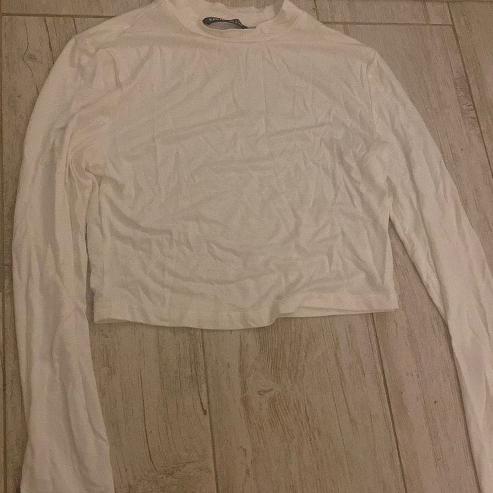Shien long sleeve white top